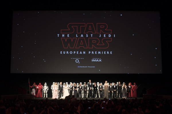 Королевская премьера фильма “Звёздные Войны: Последние джедаи» в Лондоне