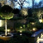 Способы подсветки двора и сада на даче